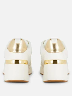 Sneaker Mit Keilabsatz Zum Schnüren