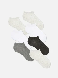 Sneakersocken In Strickoptik, 7er-Pack