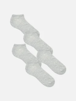 Sneakersocken Mit Unterstützender Fußmitte, 5er-Pack