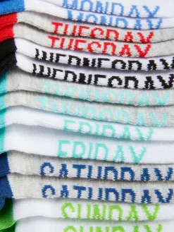Socken Mit Wochentagen, 7er-Pack