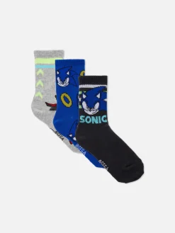 „Sonic The Hedgehog“ Socken, 3er-Pack