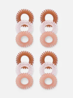 Spiralhaargummis, 12er-Pack