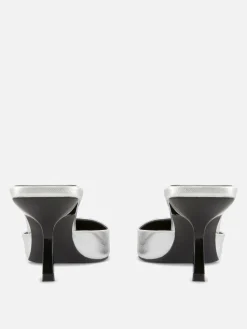 Spitze Mules Mit Absatz