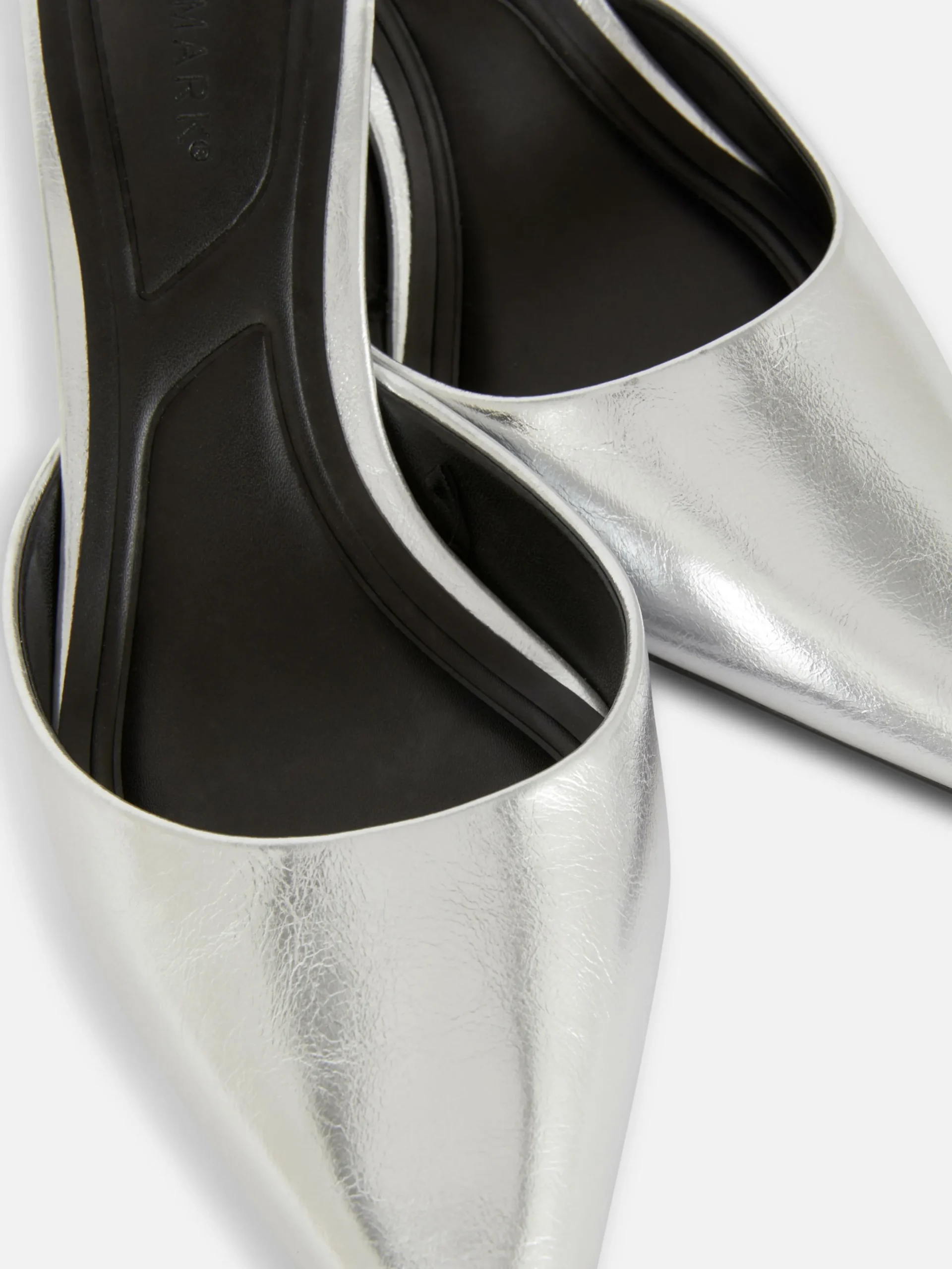 Spitze Mules Mit Absatz