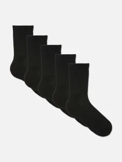 Sportliche Crew-Socken, 5er-Pack