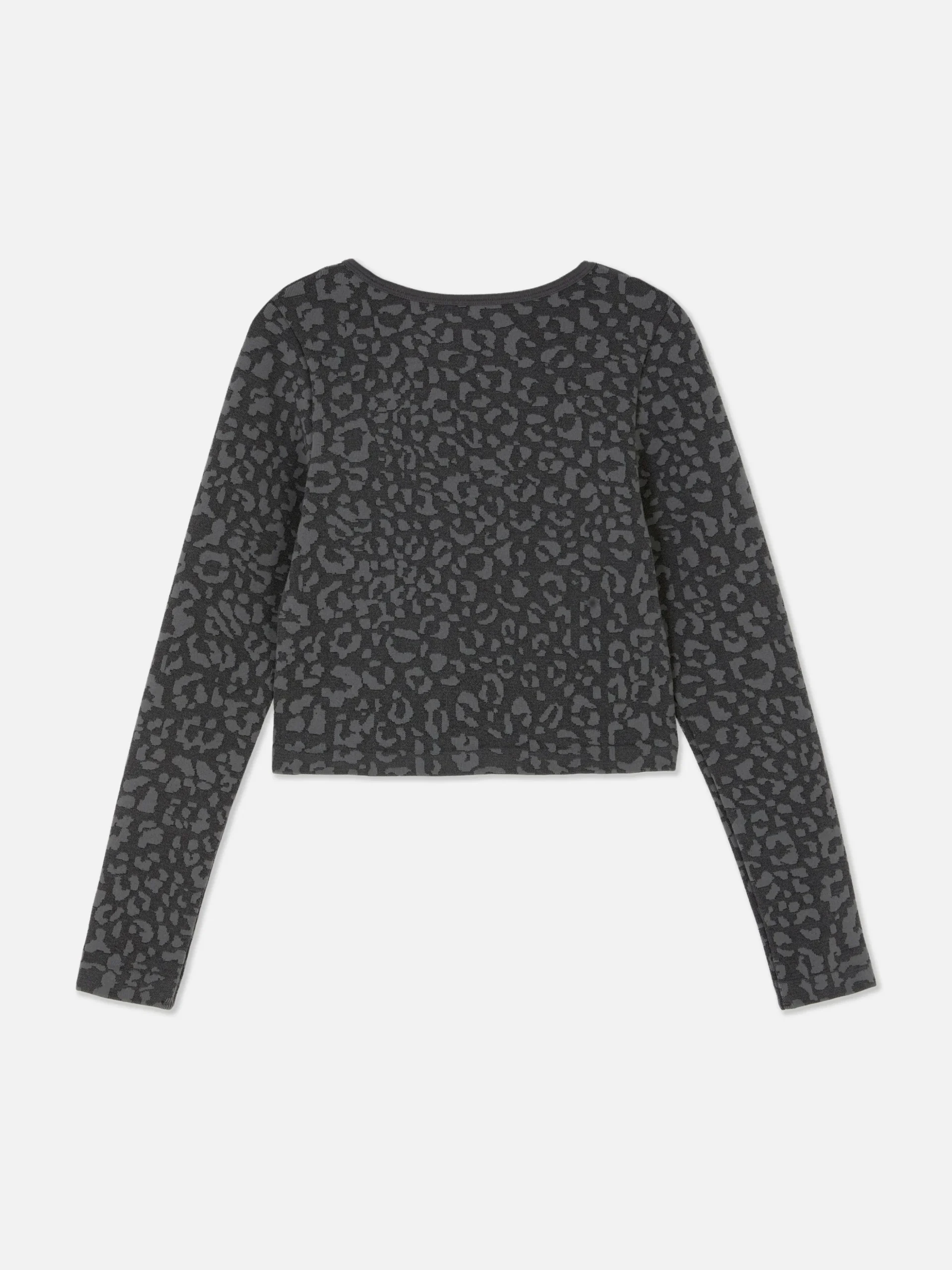 Sportliches Top Mit Leopardenmuster