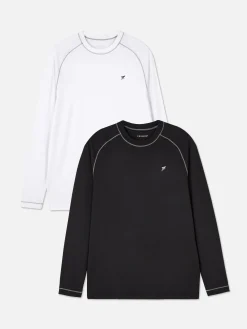 Sporttops Mit Langen Ärmeln, 2er-Pack