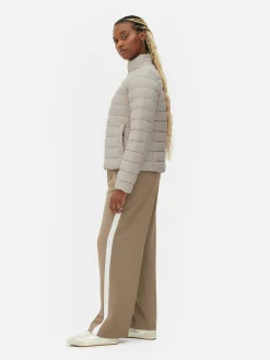 Steppjacke Mit Trichterkragen