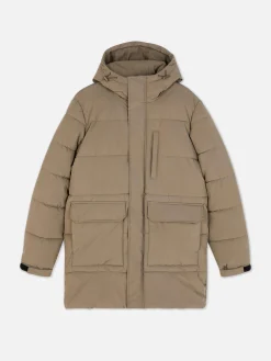 Steppparka Mit Kapuze