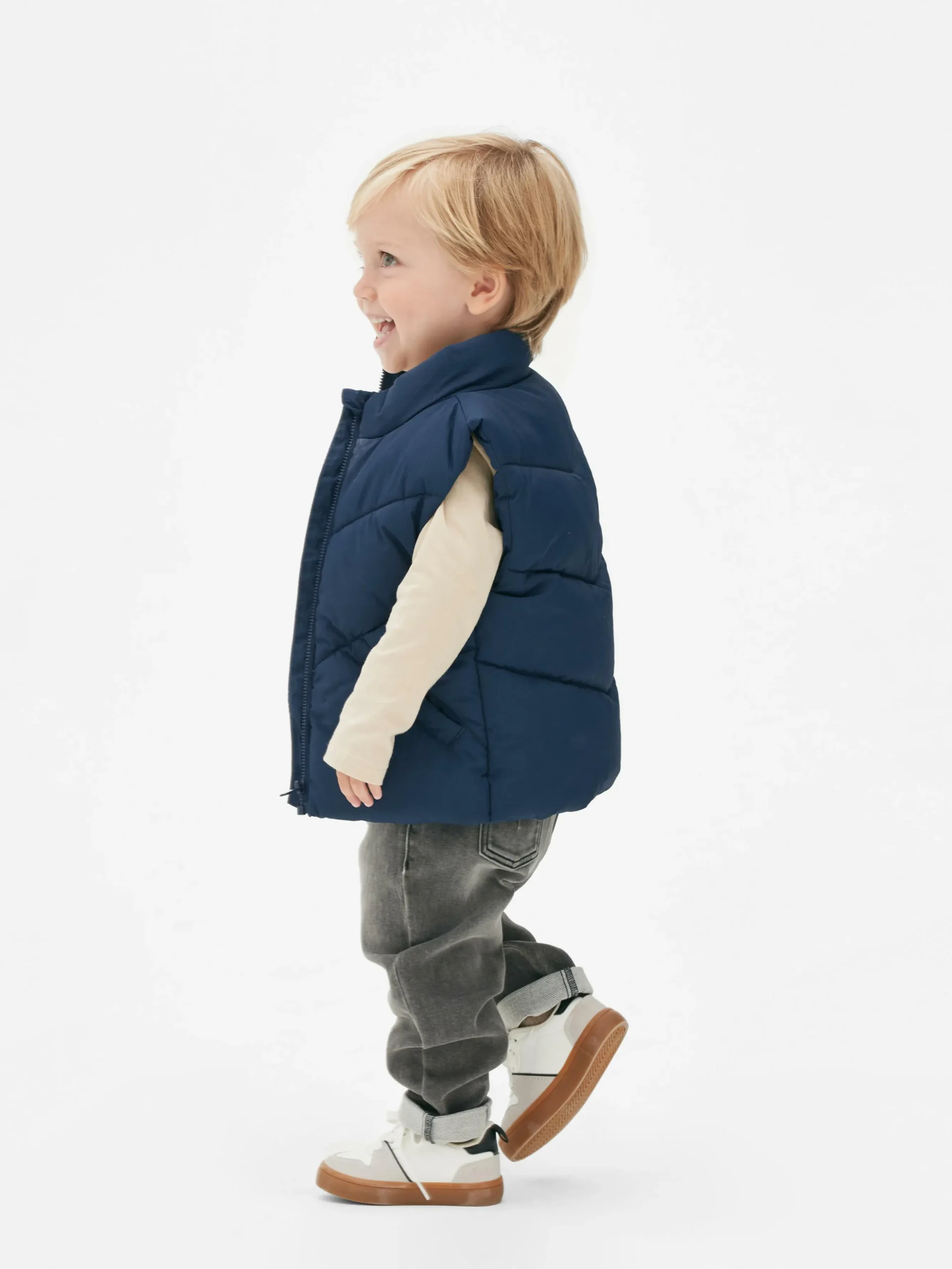 Steppweste Mit Reißverschluss