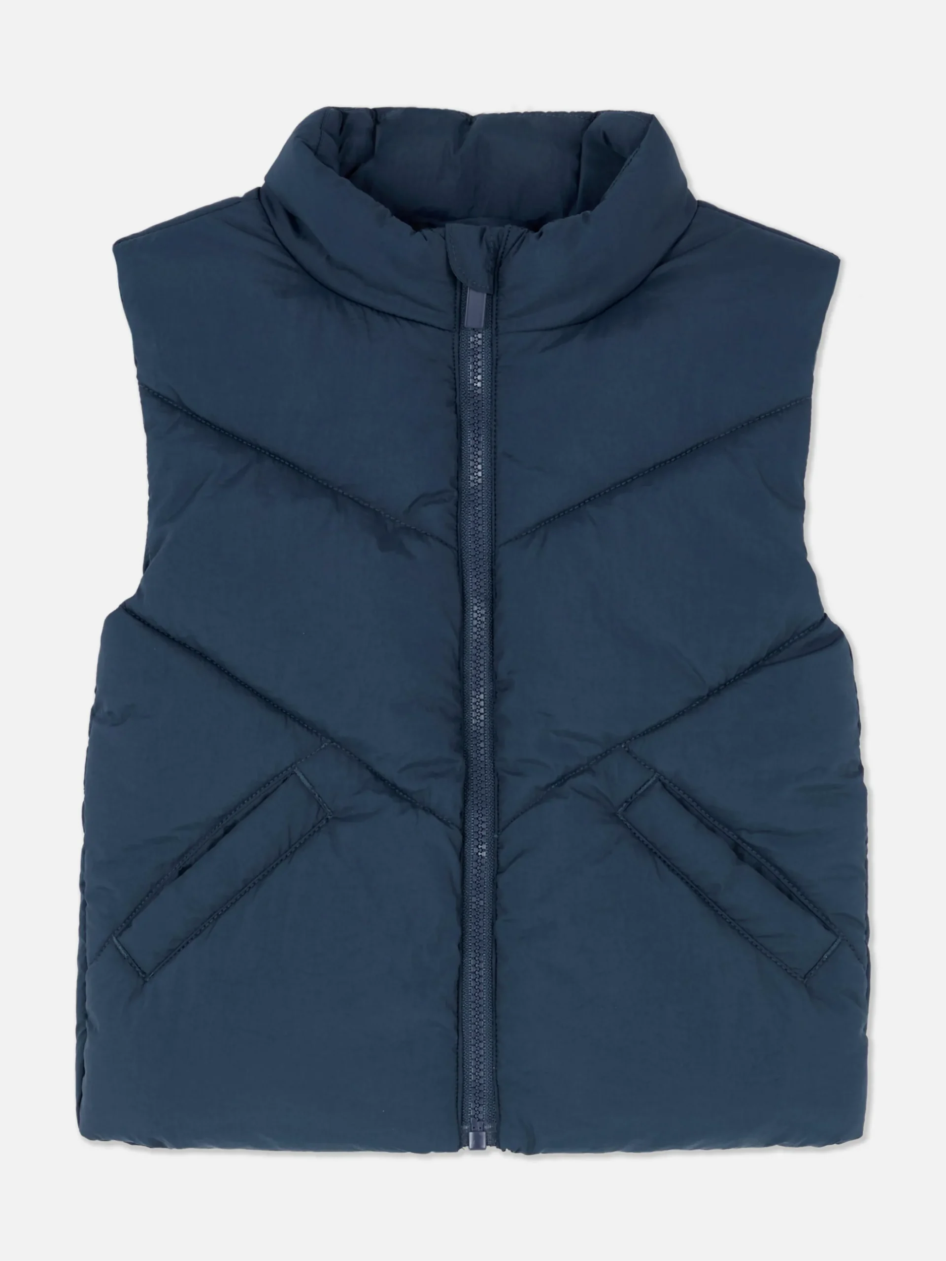 Steppweste Mit Reißverschluss