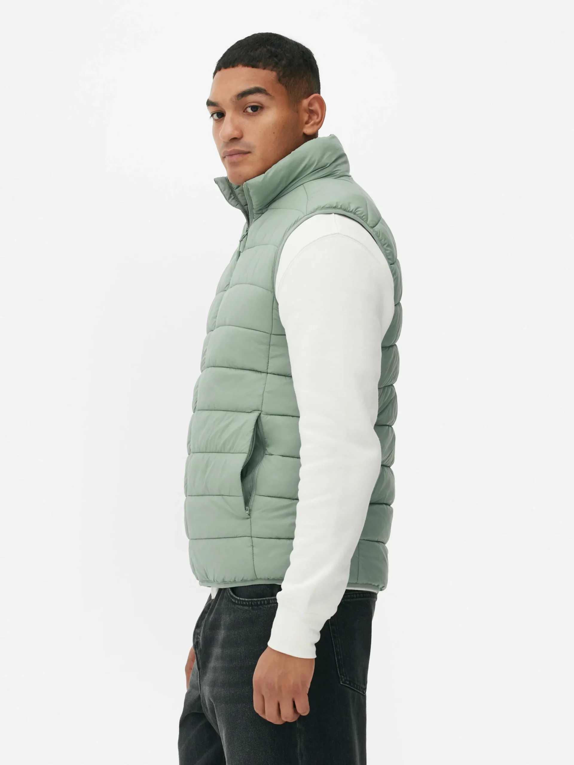 Steppweste Mit Reißverschluss