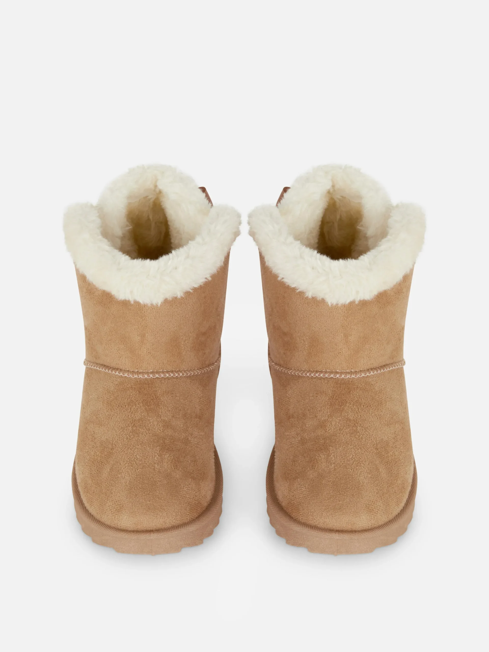 Stiefel Aus Kunstfell Mit Schleife