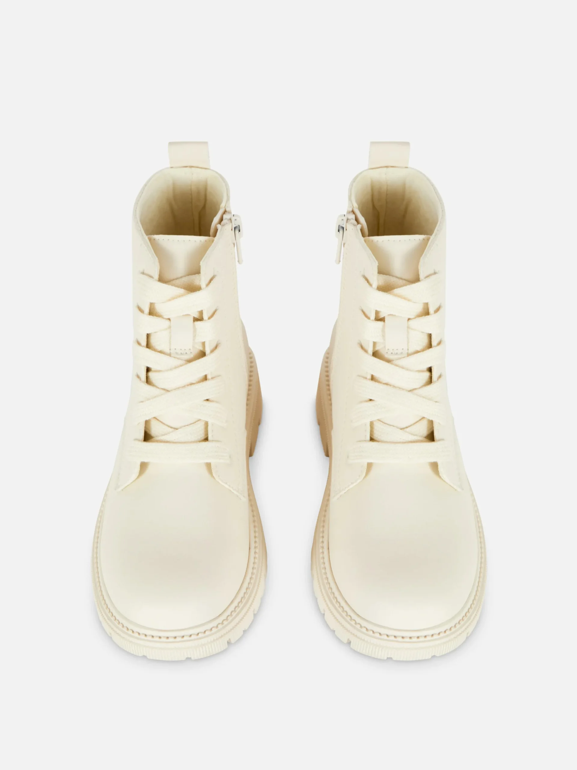 Stiefel Mit Dicker Sohle Und Seitenreißverschluss