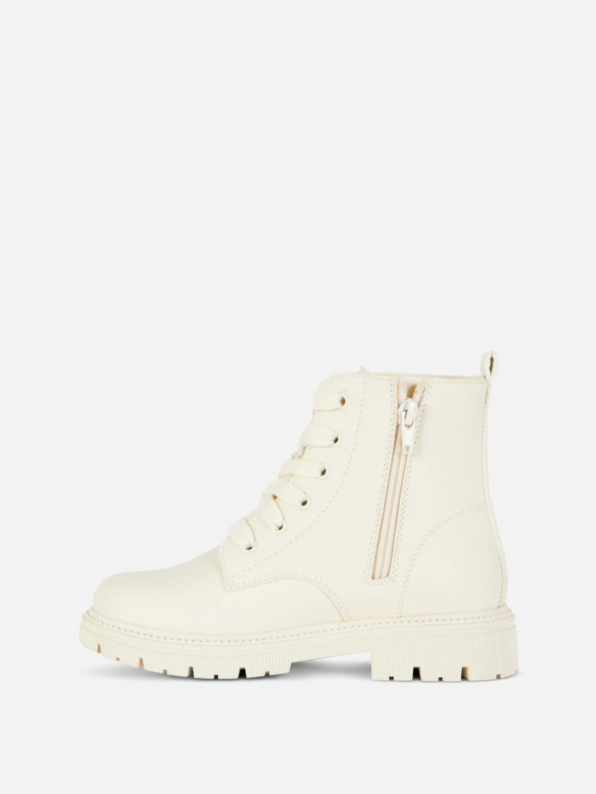 Stiefel Mit Dicker Sohle Und Seitenreißverschluss