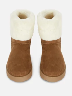 Stiefel Mit Kunstpelzfutter