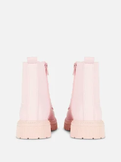 Stiefel Mit Reißverschluss Und Dicker Sohle