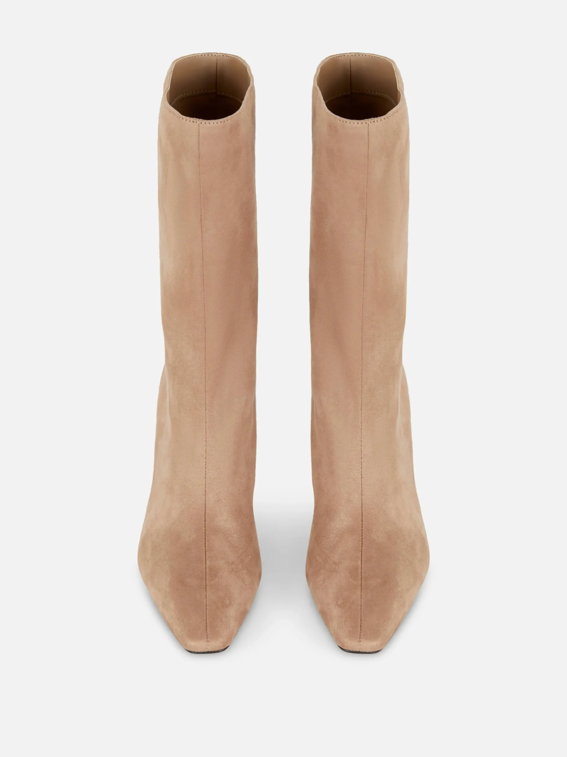 Stiletto-Stiefel In Wildleder-Optik