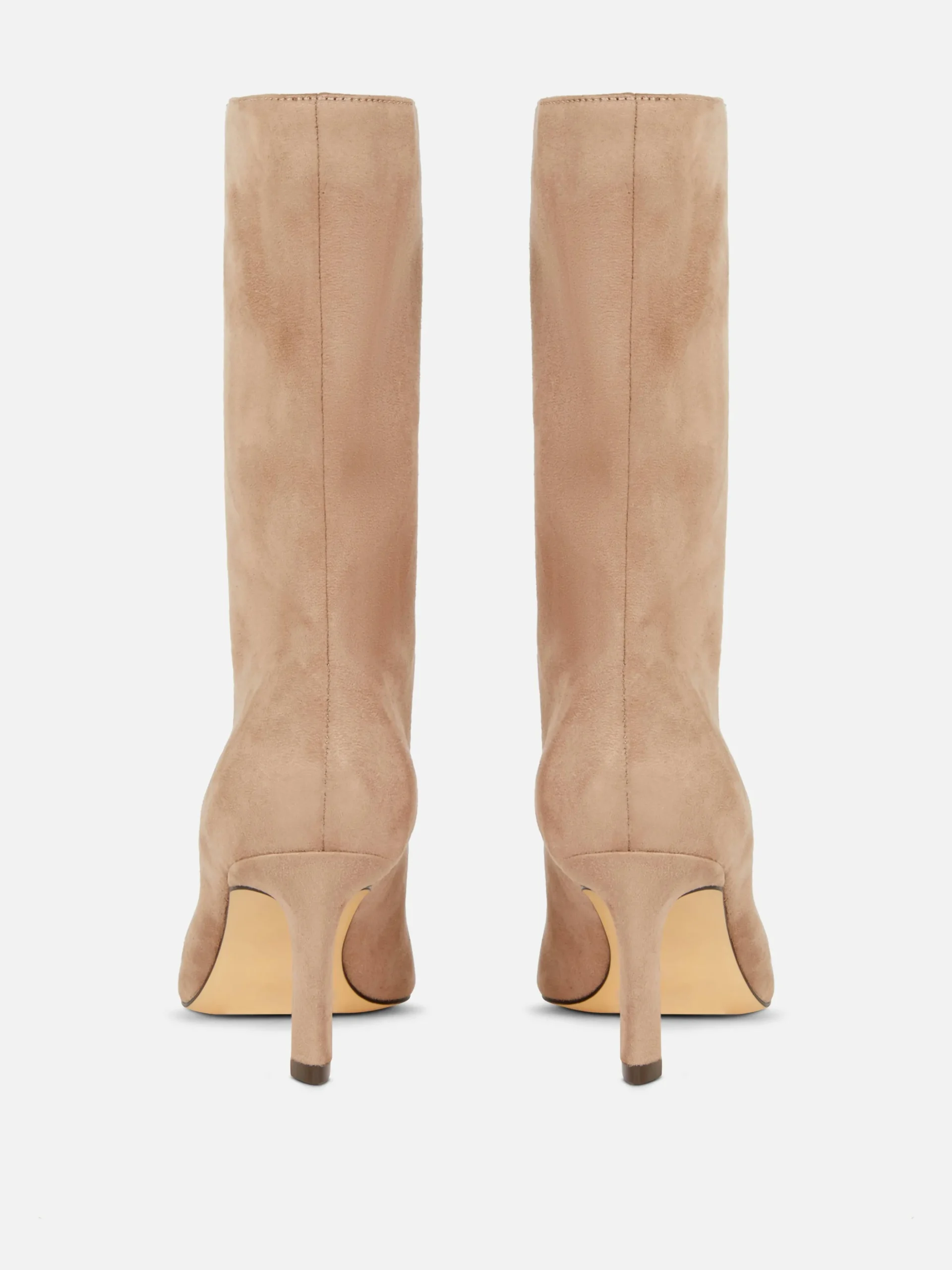 Stiletto-Stiefel In Wildleder-Optik