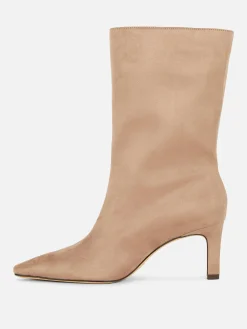 Stiletto-Stiefel In Wildleder-Optik