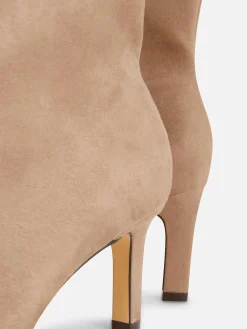 Stiletto-Stiefel In Wildleder-Optik