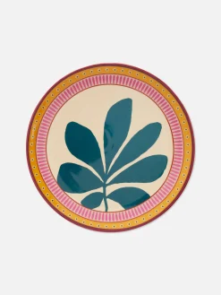 Stilisierter Beilagenteller Mit Blumenmuster