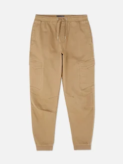 Stretch-Cargo-Jogginghose In Lockerer Passform