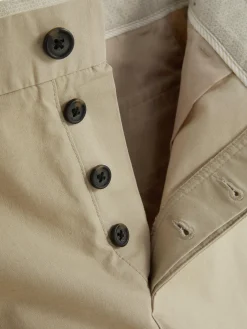 Stretch-Chinohose Mit Geradem Bein