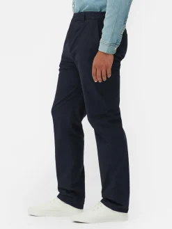 Stretch-Chinohose Mit Geradem Bein