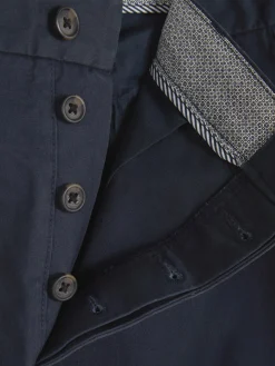 Stretch-Chinohose Mit Geradem Bein