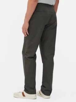 Stretch-Chinohose Mit Geradem Bein