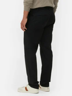 Stretch-Chinohose Mit Geradem Bein