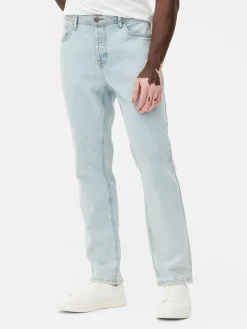 Stretch-Jeans Mit Geradem Bein