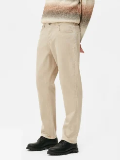 Stretch-Jeans Mit Geradem Bein