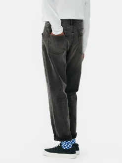 Stretch-Jeans Mit Geradem Bein