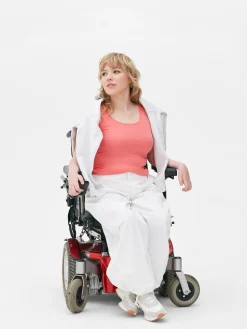 Stretch-Tanktop Mit U-Ausschnitt