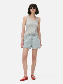 Stretch-Trägertop Mit U-Ausschnitt