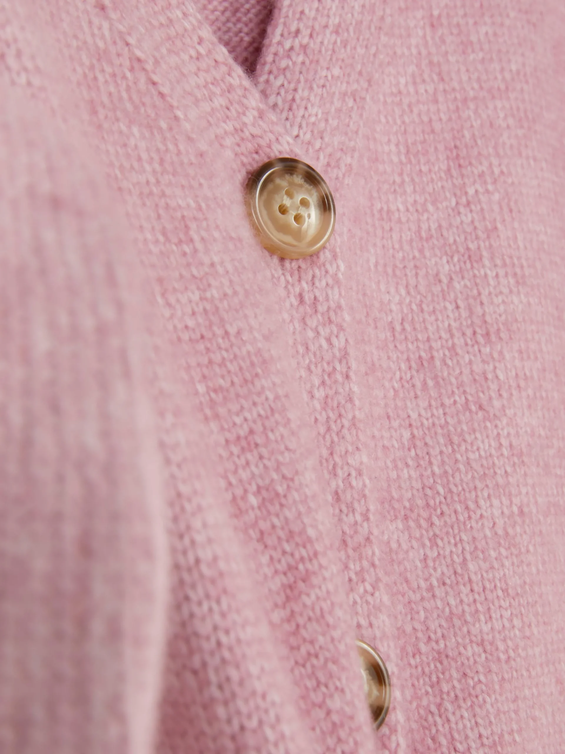 Strickcardigan Mit Rollsaum