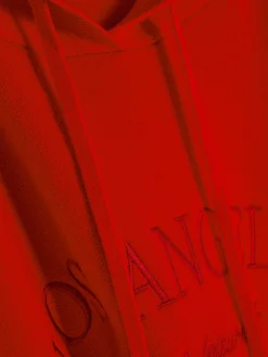 Strick-Hoodie Mit Slogan