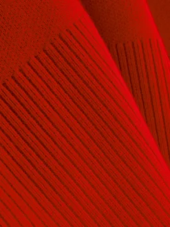 Strick-Hoodie Mit Slogan