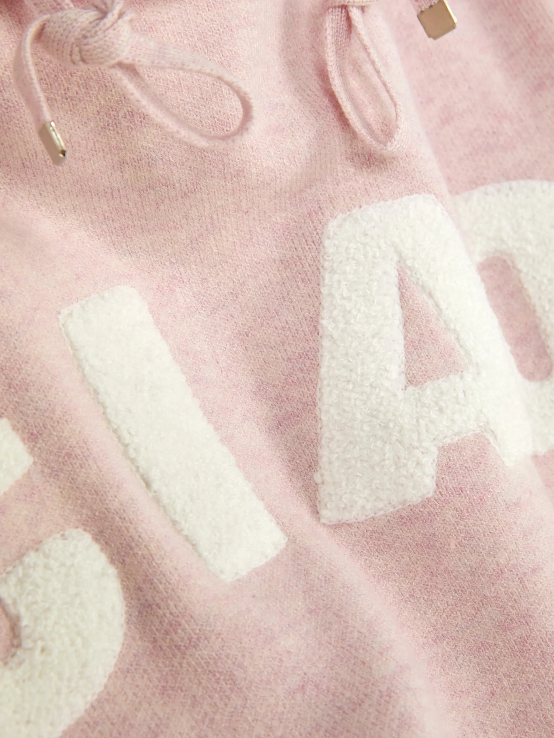 Strick-Hoodie Mit Slogan