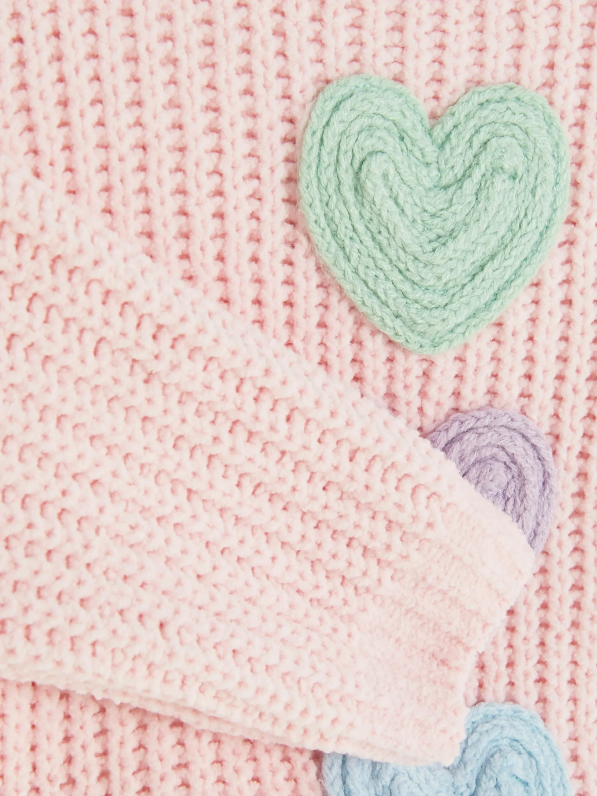 Strickpullover Mit Herzdesign