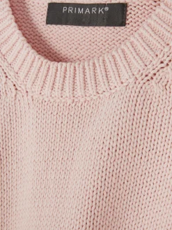 Strickpullover Mit Rundhalsausschnitt