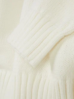 Strickpullover Mit Rundhalsausschnitt