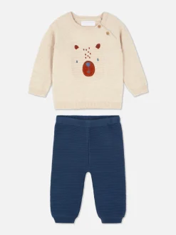 Strickpullover Und Leggings Im Set