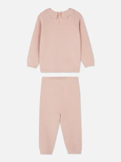 Strickpullover Und Leggings Im Kombi-Set