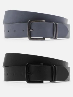 Strukturierte Gürtel, 2er-Pack