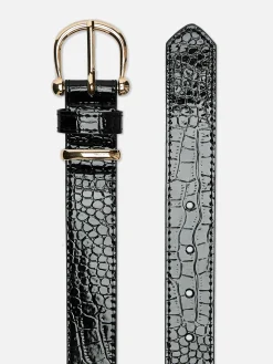 Strukturierte Gürtel Mit Schnalle