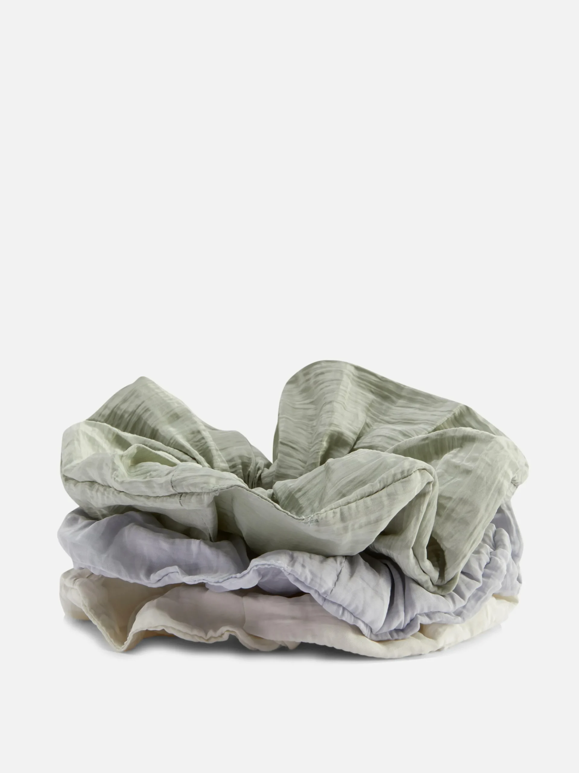 Strukturierte Haargummis, 3er-Pack