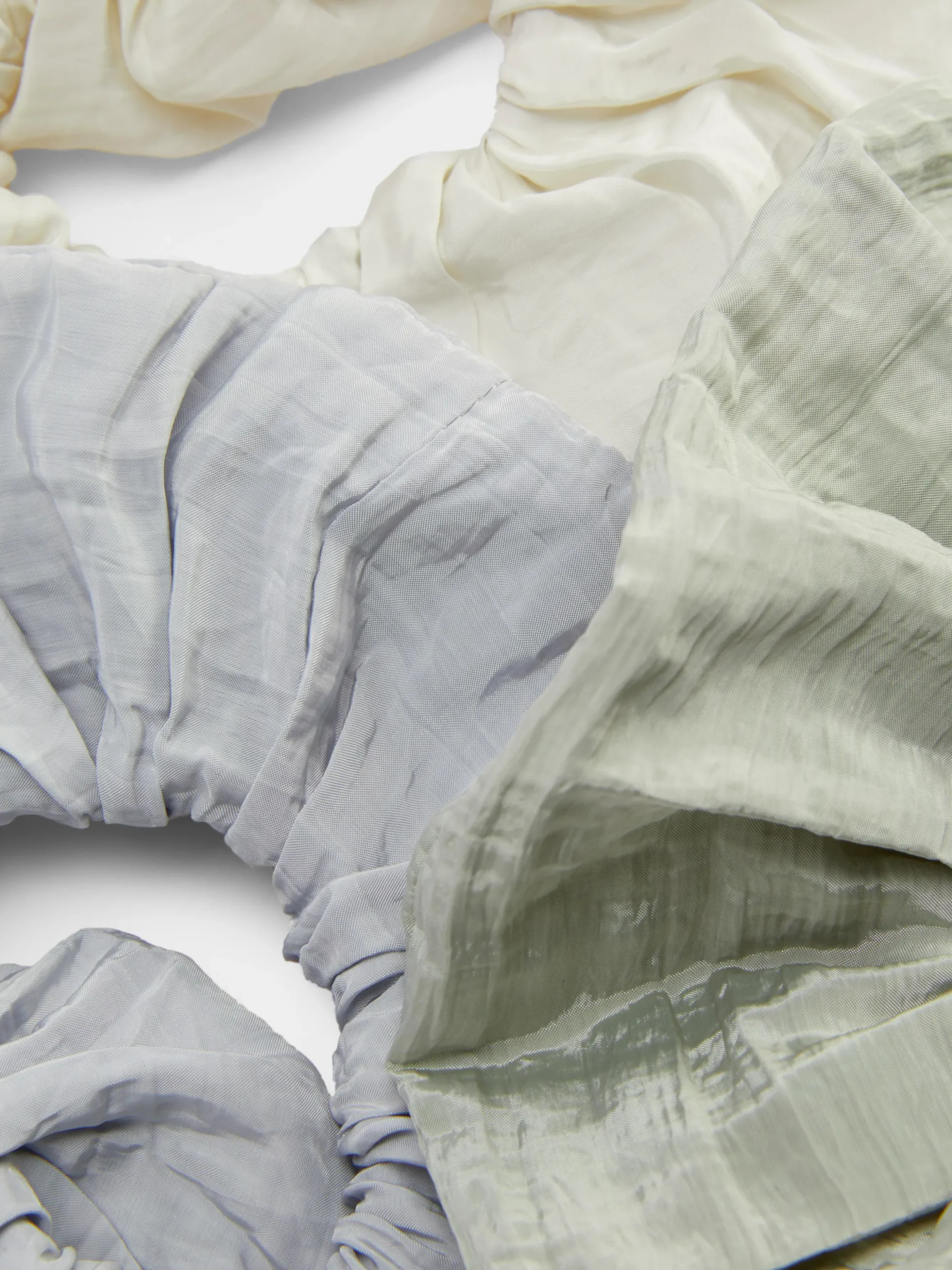 Strukturierte Haargummis, 3er-Pack